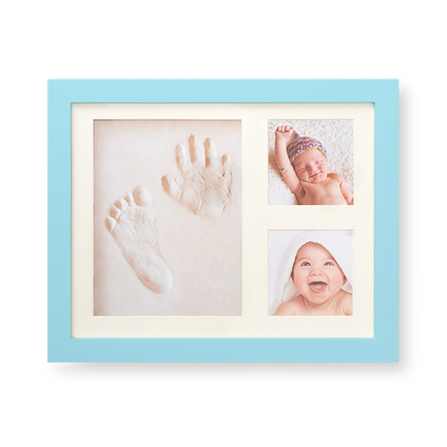 Blank Newborn Baby Handprint & Footprint Desk Photo Frame MY